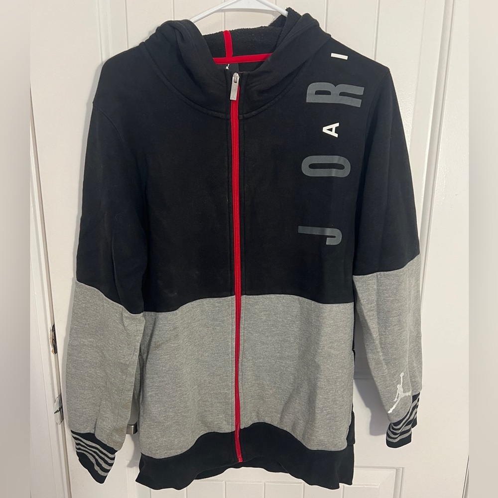 NIKE AIR JORDAN Full Zip Up Hoodie Sweatshirt